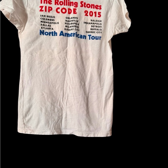 Women’s Rolling Stones Zip Code Tour T-Shirt - Picture 2 of 3